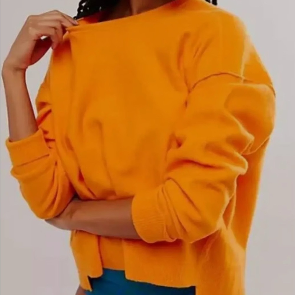 Free People Luna Pullover, retail $148 size S oversized